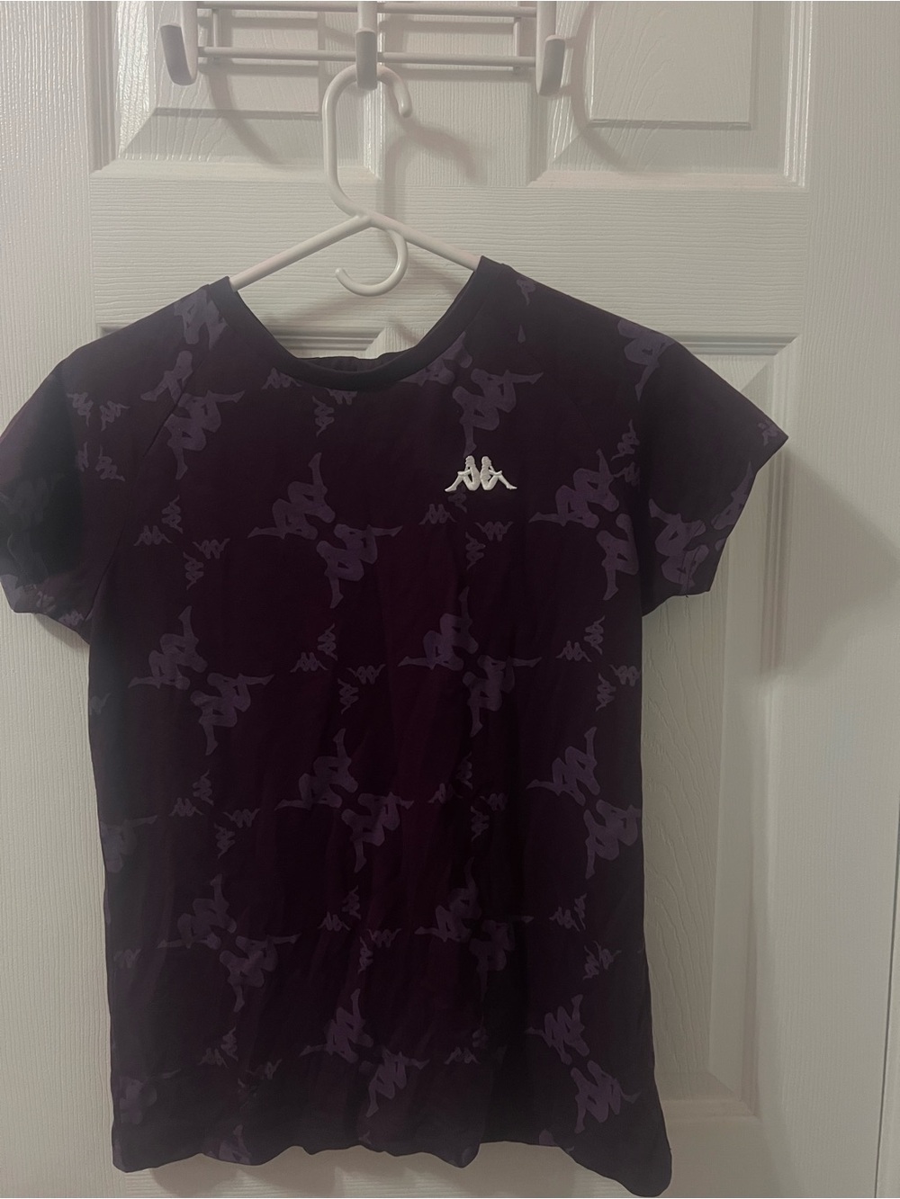 Kappa Girls' Dark Purple Logo Graphic Tee